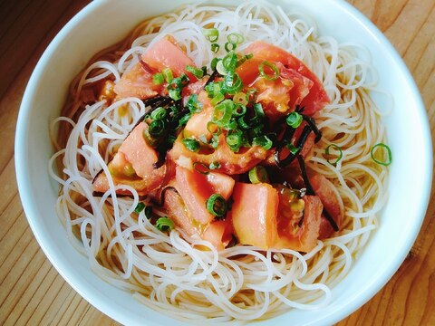 トマトの旨塩☆汁ビーフン